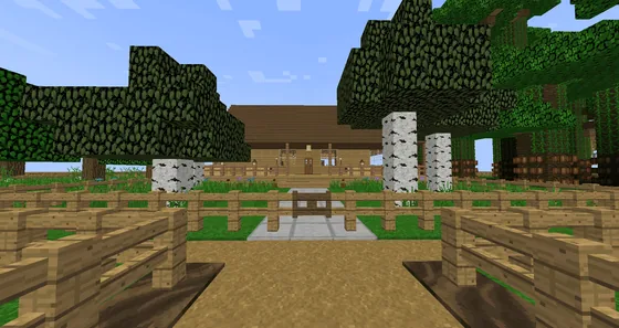 Orchard Plantation House and Gardens Minecraft schematic