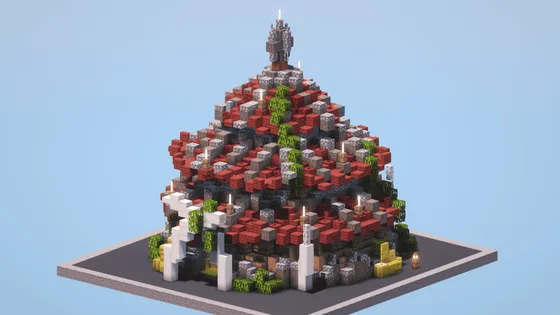 Orchish Big Hut Minecraft Structure Minecraft schematic