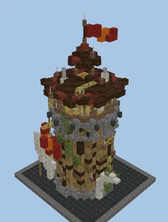 Orchish Watchtower Minecraft schematic