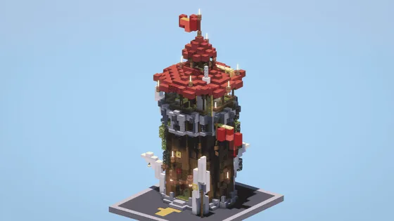 Orchish Watchtower Minecraft schematic