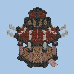 Orcish Dwelling Minecraft Build Minecraft schematic