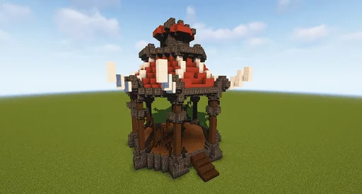 Orcish Dwelling Minecraft Build Minecraft schematic