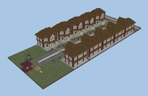 Ottoman Town Structure Minecraft schematic preview