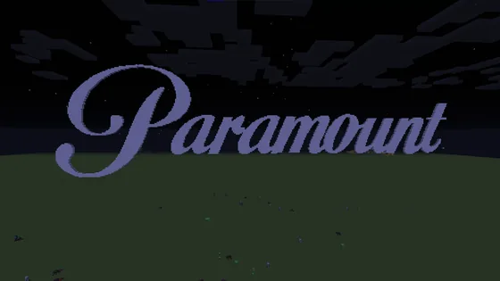 Paramount Text Structure Minecraft schematic