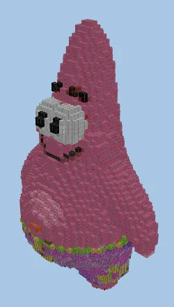 Patrick Star Statue Minecraft schematic