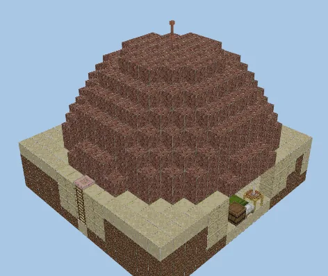 Patrick Star's Rock House Minecraft schematic