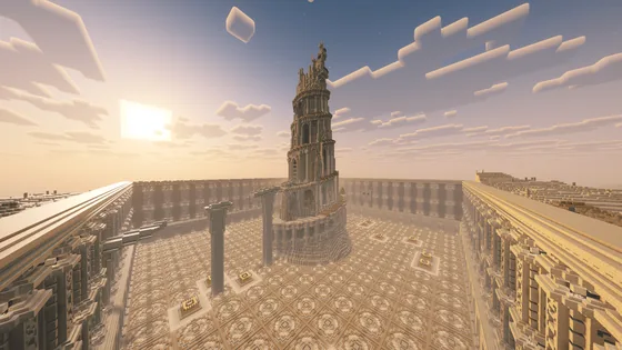 Persian Tower Spawn Proof Minecraft schematic