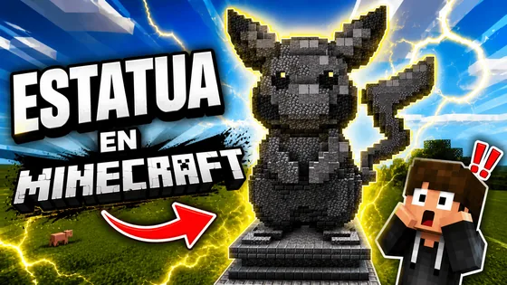 Pikachu Pokemon Statue Minecraft schematic