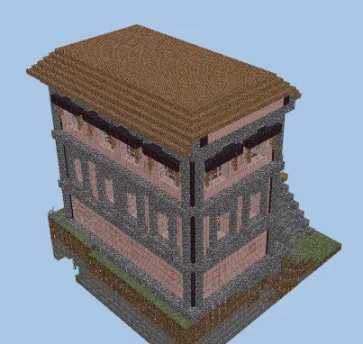Pillager Outpost House Minecraft schematic