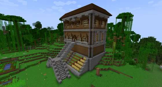 Pillager Outpost House Minecraft schematic