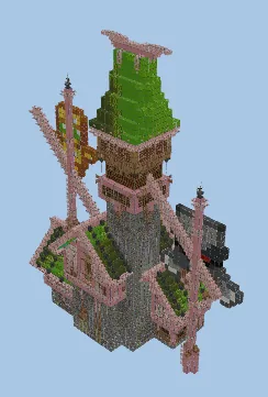 Pillager Outpost Redesign Minecraft schematic
