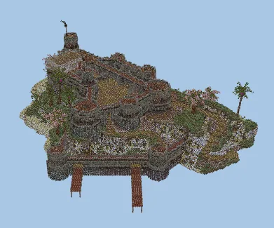 Pirate Castle Structure Minecraft schematic preview