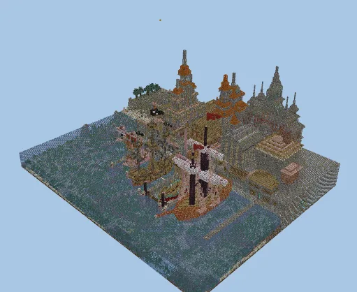 Port Town and Shipyard Minecraft schematic
