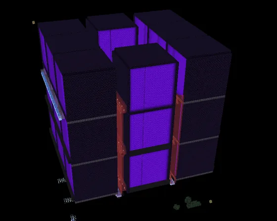Portal Gold Farm 24 Module Design Minecraft schematic