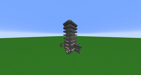 Powerful TNT Cannon Minecraft schematic