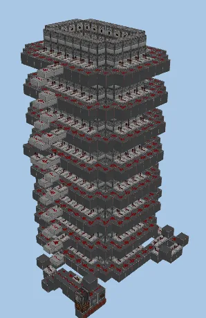 Powerful TNT Cannon Minecraft schematic