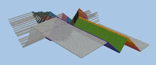 Pride Flag Map Art Minecraft schematic