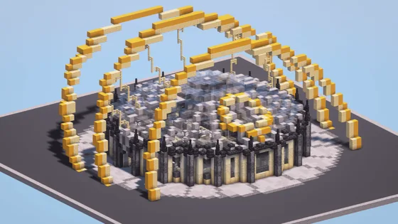 Psychic Pokemon Gym Minecraft Build Minecraft schematic
