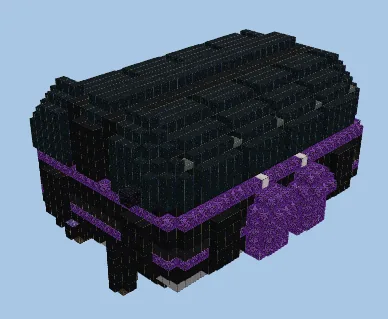 Purple Storage Hub Minecraft schematic preview