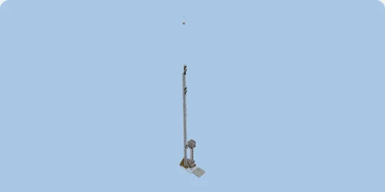 Raid Farm with Item Filter Minecraft schematic
