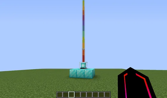 Rainbow Lighthouse Minecraft schematic
