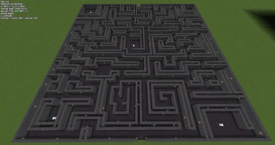 Redstone Dungeon Maze Minecraft schematic