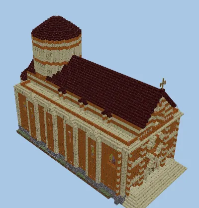 Renaissance Church Structure Minecraft schematic