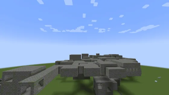 Repaired Stronghold With Libraries Minecraft schematic