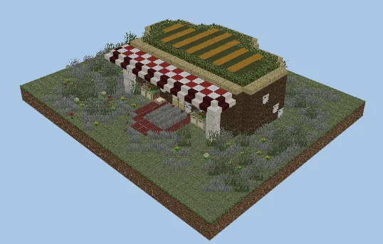 Restaurant Bar Build Minecraft schematic
