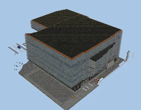 Reykjavik Harpa Concert Hall Minecraft schematic