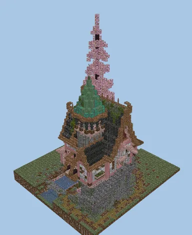 Rivermill Village Minecraft schematic