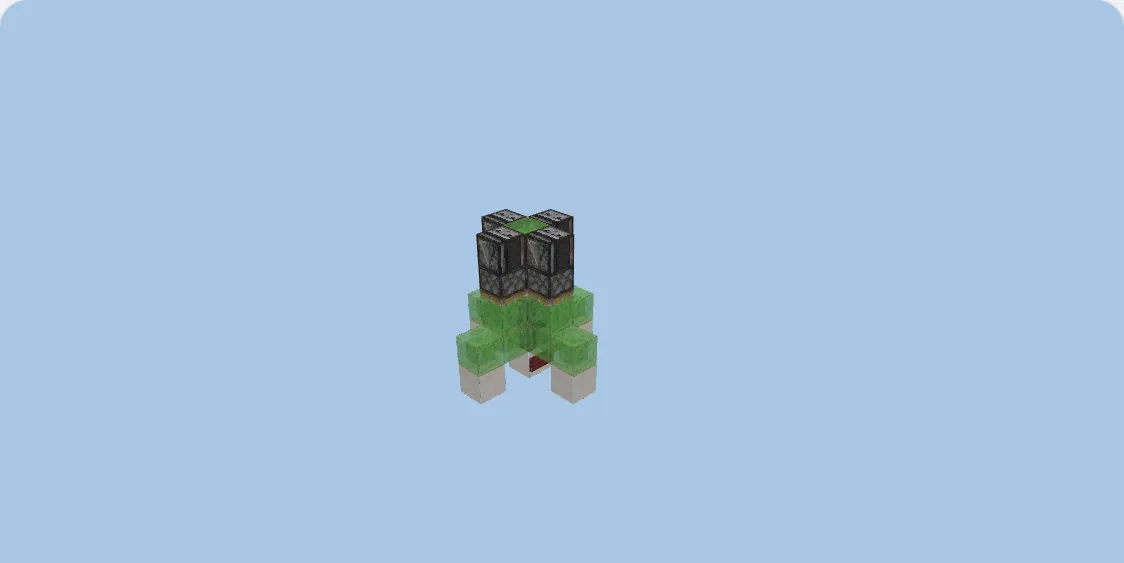 Rocket Ship Minecraft schematic preview