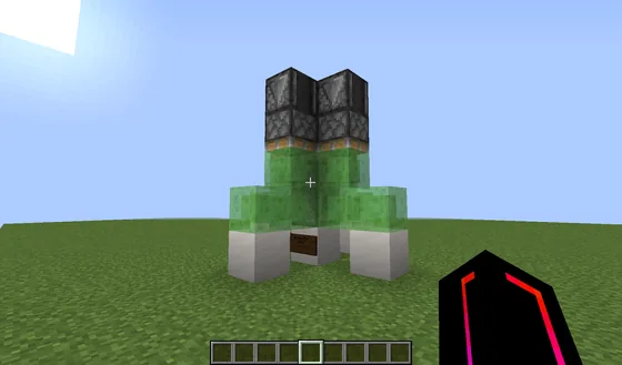 Rocket Ship Minecraft schematic