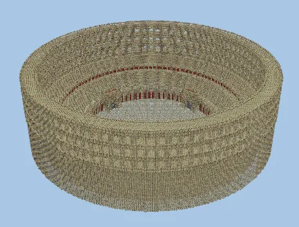 Roman Colosseum Structure Minecraft schematic