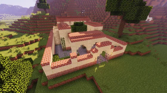 Roman Villa Structure Minecraft schematic