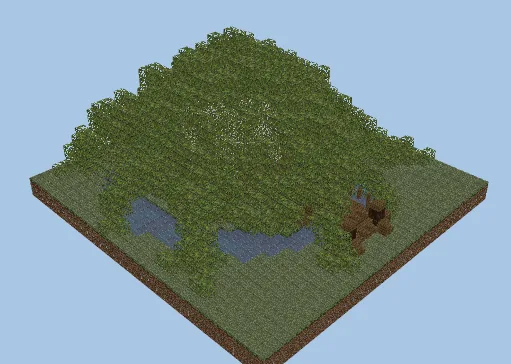 Ruined Leaf Canopy Temple Minecraft schematic preview