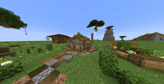 Rustic Hut Dwelling Minecraft schematic