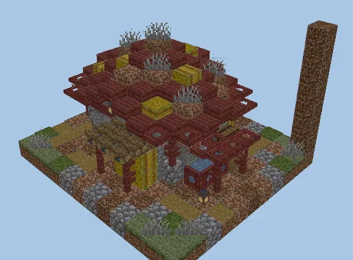 Rustic Hut Dwelling Minecraft schematic