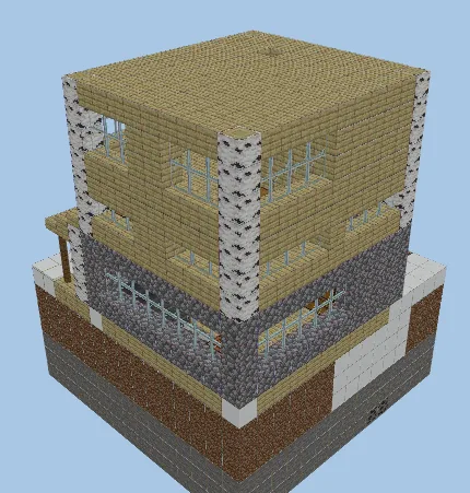 Rustic Smithy House Minecraft schematic preview