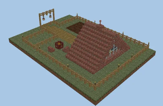 Rustic Survival Camp Minecraft schematic preview