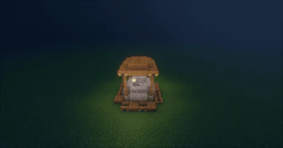 Rustic Well Decoration Minecraft schematic