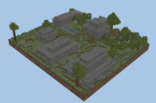 Sailor Moon Yagades Zombie Village Minecraft schematic