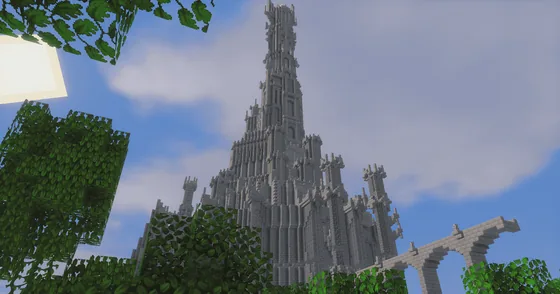 Sauron's Tower Structure Minecraft schematic