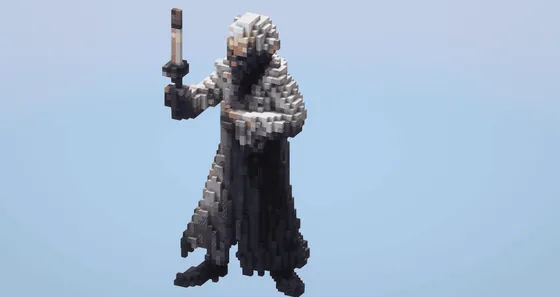 Scrooge Christmas Build Minecraft schematic