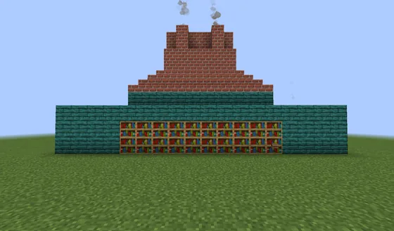 Secret Bookcase Passage Minecraft schematic