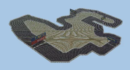 Sega Rally Mountain 95 Track Minecraft schematic preview