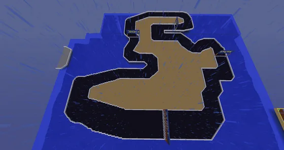 Sega Rally Mountain 95 Track Minecraft schematic