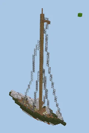 Shamrock V J-Class Yacht Replica Minecraft schematic preview