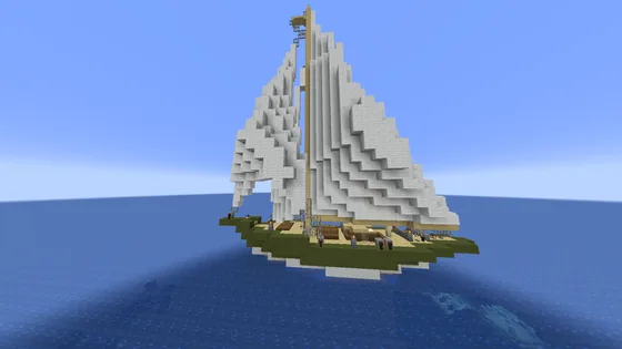 Shamrock V J-Class Yacht Replica Minecraft schematic