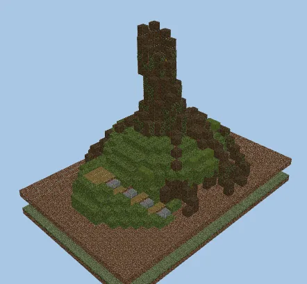 Shrek Swamp House & All Star Song Minecraft schematic preview